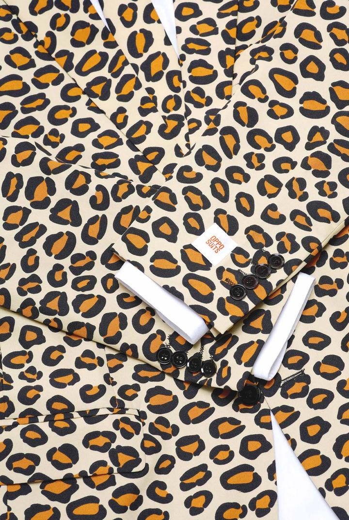 OppoSuits The Jag Men's Suit Leopard Print