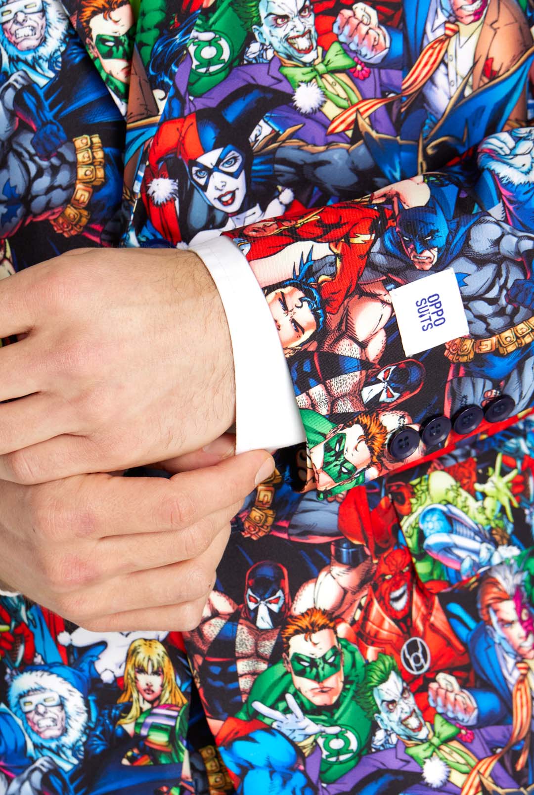 OppoSuits DC Heroes Men's Novelty Suit 3-Piece Set