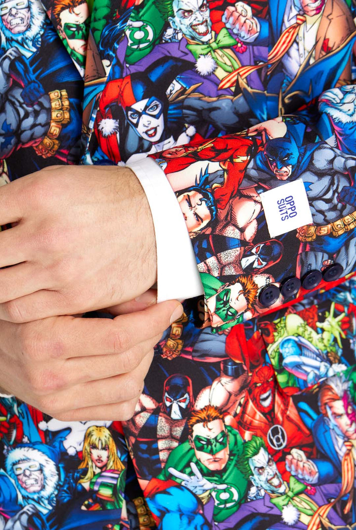 OppoSuits DC Heroes Men's Novelty Suit 3-Piece Set