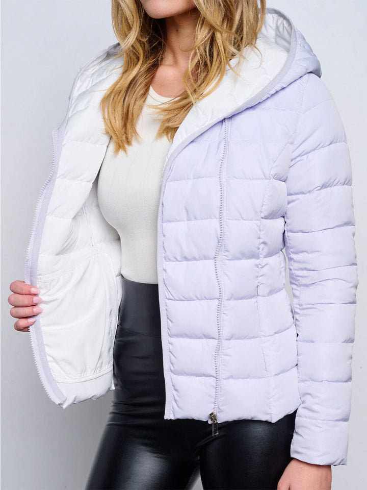 Lightweight Hooded Puffer Jacket