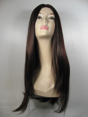 Two-Tone Long Straight Wig