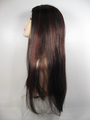 Two-Tone Long Straight Wig