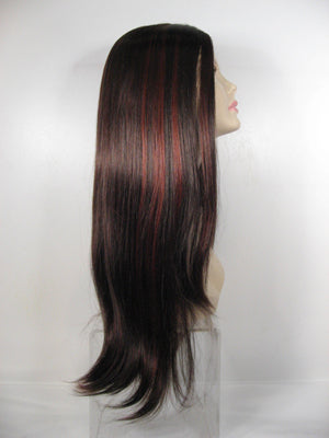 Two-Tone Long Straight Wig