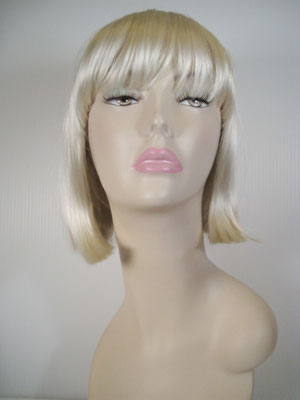 White Short Wig