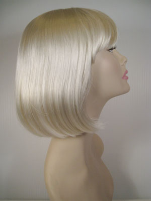 White Short Wig