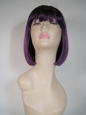 Dark Purple Short Wig