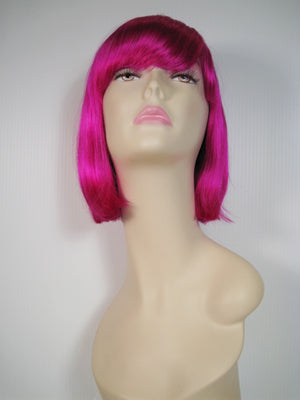 Hot Pink Short Wig