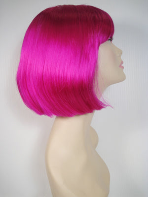 Hot Pink Short Wig