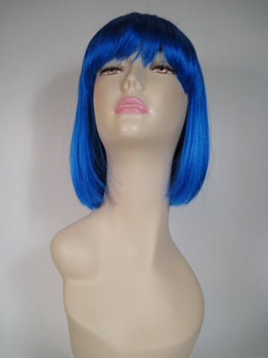 Blue Short Wig
