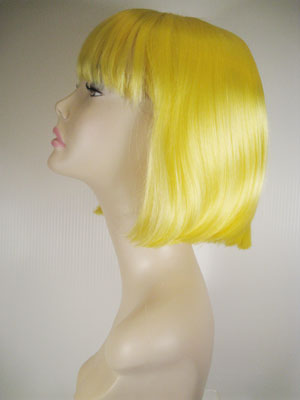 Yellow Short Wig