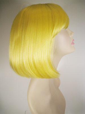 Yellow Short Wig