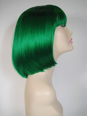 Green Short Wig