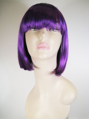 Bright Purple Short Wig