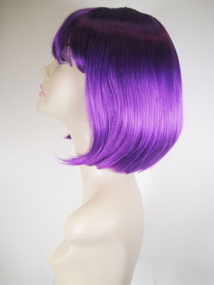 Bright Purple Short Wig