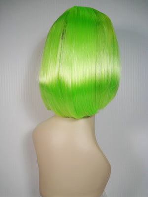 Neon Green Short Wig