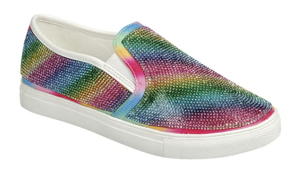 Rhinestone Slip-on Shoes