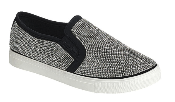 Rhinestone Slip-on Shoes
