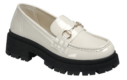 Slip-On Platform Chunky Block Heel Loafers
